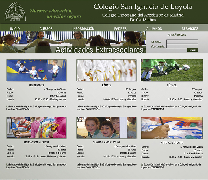 Colegio San Ignacio de Loyola de Torrelodones - Interior